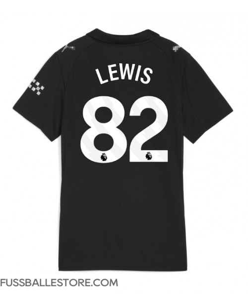 Günstige Manchester City Rico Lewis #82 Auswärtstrikot Damen 2025-26 Kurzarm Günstige Manchester City Rico Lewis #82 Auswärtstrikot Damen 2025-26 Kurzarm